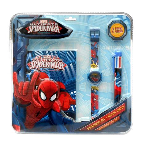 Spiderman Digital Watch & Stationery Set £9.99
